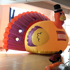 Customized Inflatable Giant Heavy Strong Turkey Peacock For Thanks Giving Day
