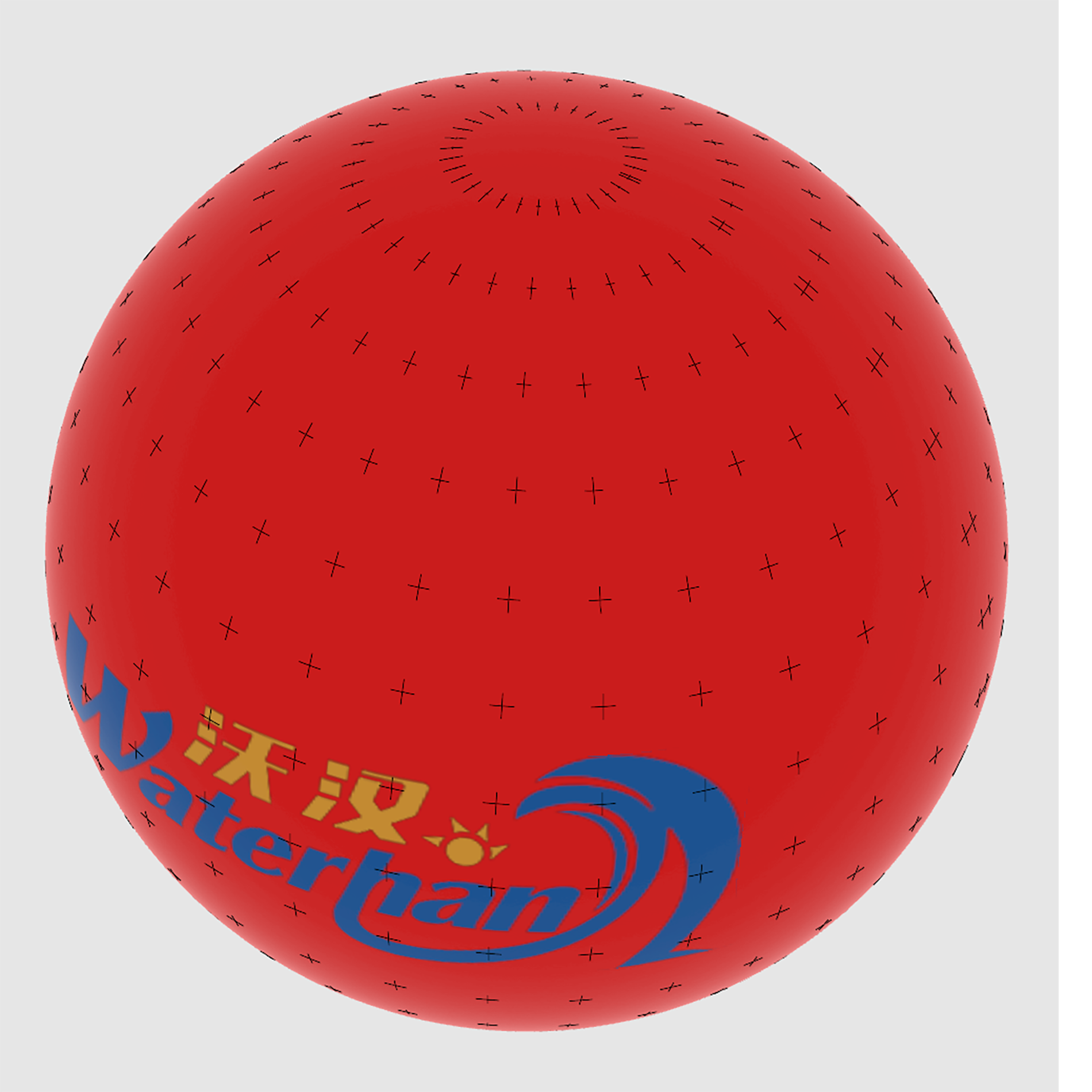 Custom make Inflatable Giant Round Helium Flying Balloon On The Sky For Advertising