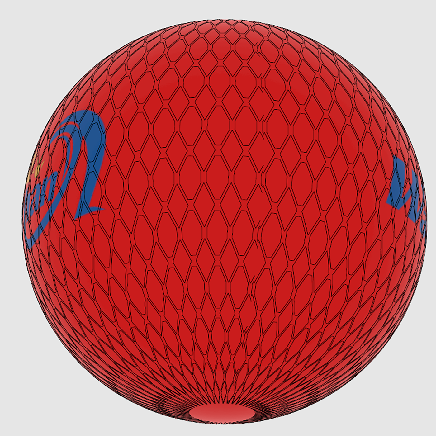 Custom make Inflatable Giant Rhombus Red Round Helium Flying Balloon On The Sky For Advertising