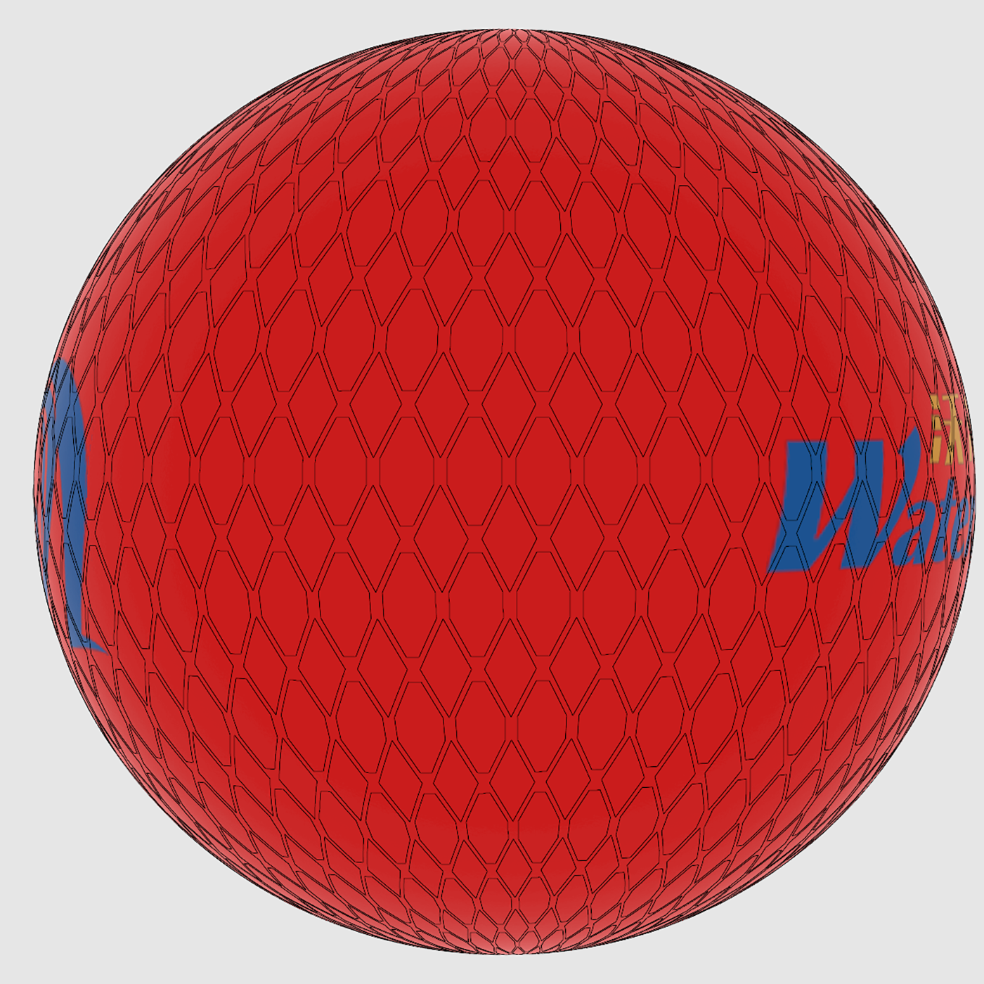 Custom make Inflatable Giant Rhombus Red Round Helium Flying Balloon On The Sky For Advertising