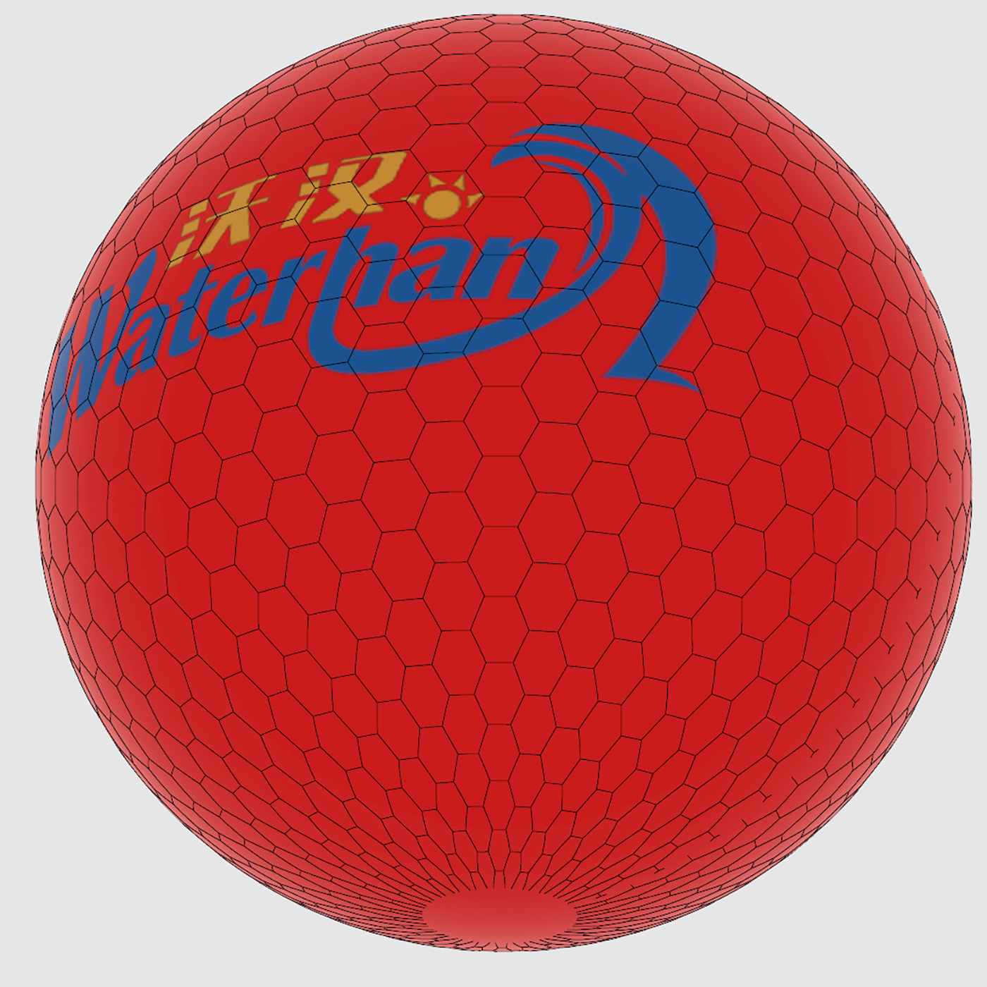 Custom make Inflatable Giant Hexagon Round Helium Flying Balloon On The Sky For Advertisings