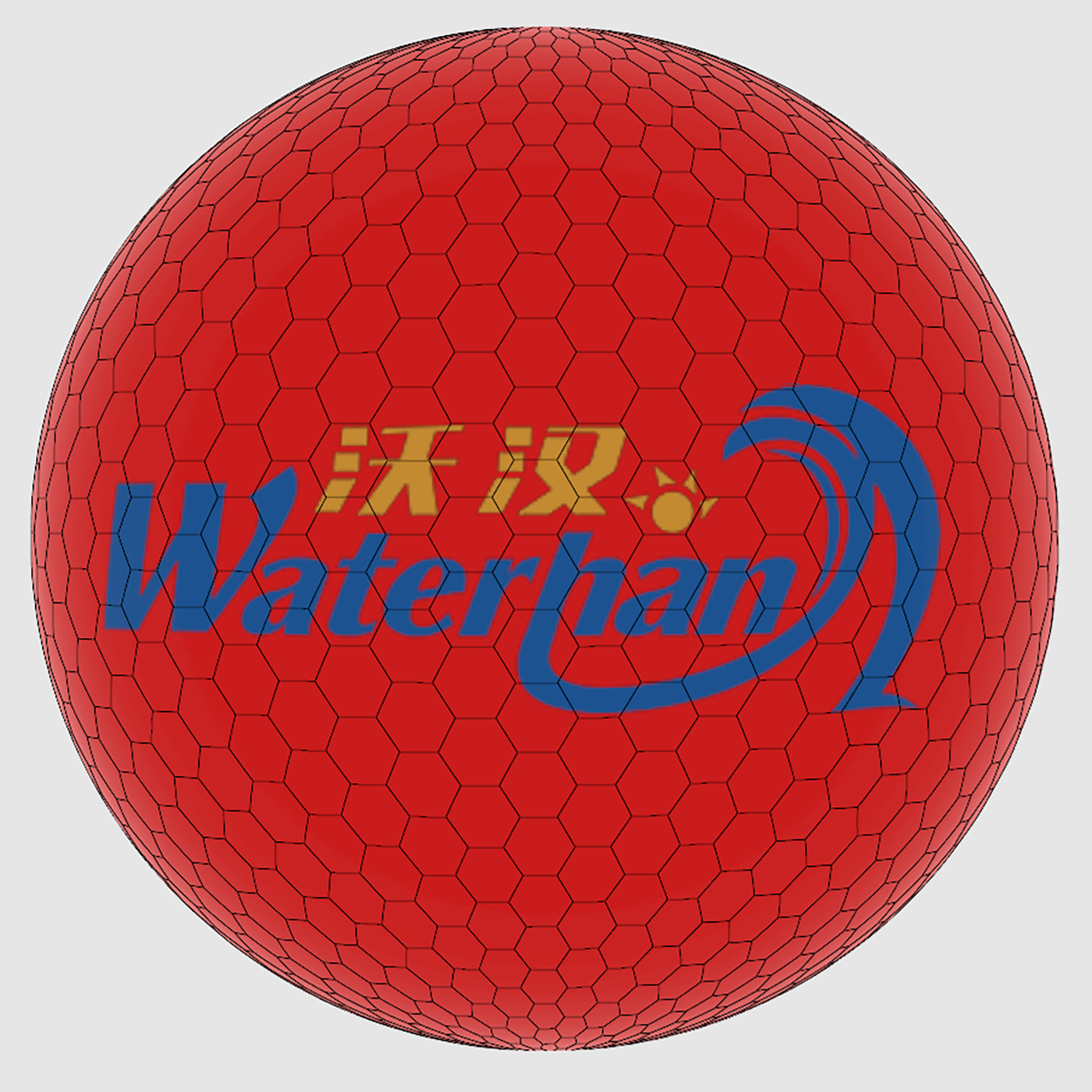 Custom make Inflatable Giant Hexagon Round Helium Flying Balloon On The Sky For Advertisings