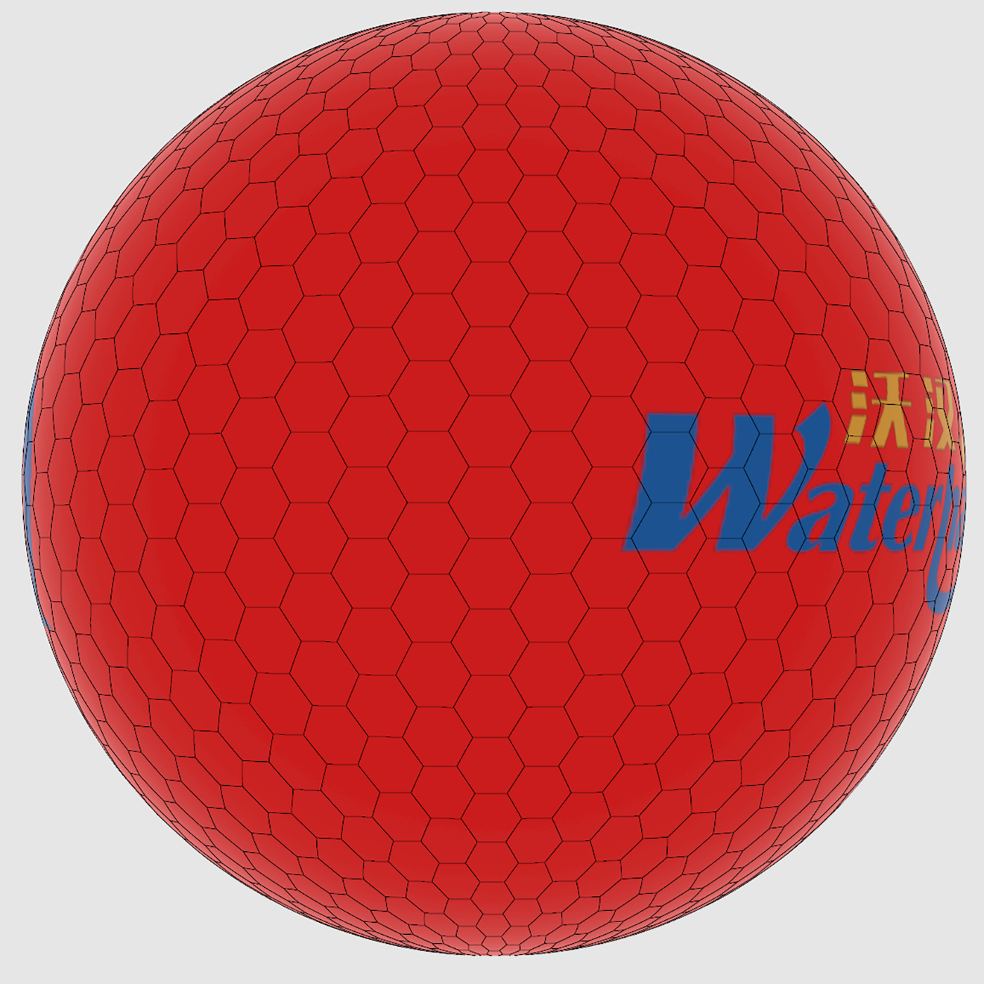 Custom make Inflatable Giant Hexagon Round Helium Flying Balloon On The Sky For Advertisings