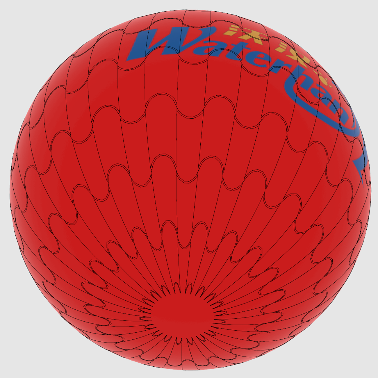 Customised Inflatable Tiles Artworks Printing Round Helium Flying Balloon For Advertisings