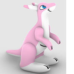 Customised Inflatable Air Dorable Stuffed Figures Kangaroo Collection Of Relalistic Favors