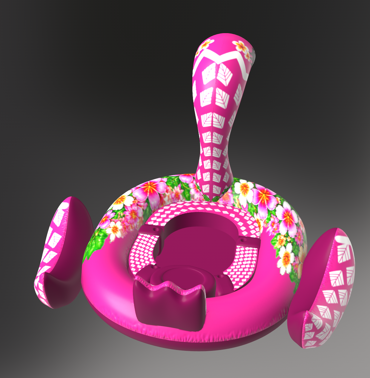 Custom make Inflating Giant Dorable Airblow Stuffed Flamingo Figures Island Pool Beach Float